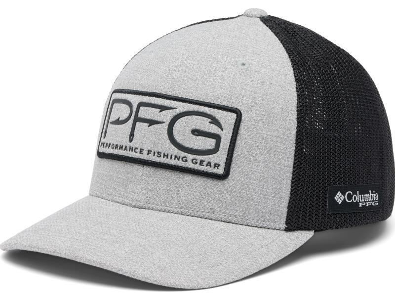 PFG Hooks Mesh Ball Cap - Cool Grey Heather / Black 1