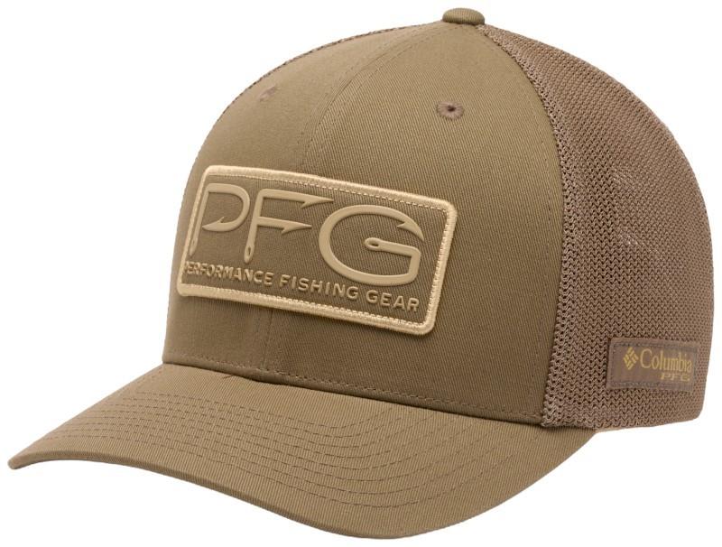 PFG Hooks Mesh Ball Cap - truffle / solid front hooks 1