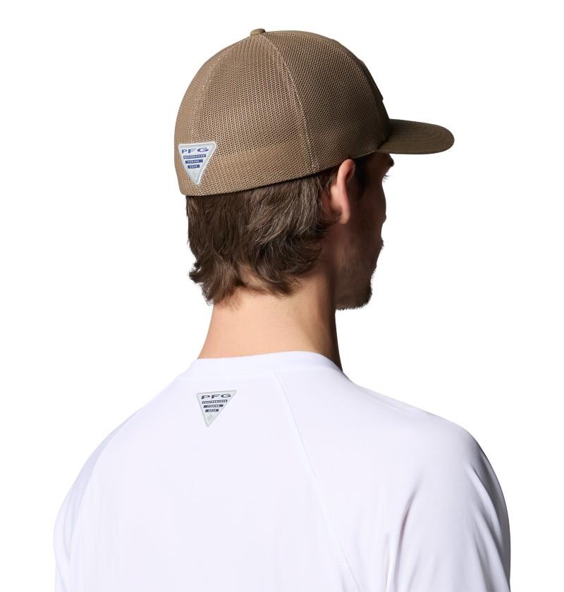 PFG Hooks Mesh Ball Cap - truffle / solid front hooks 1