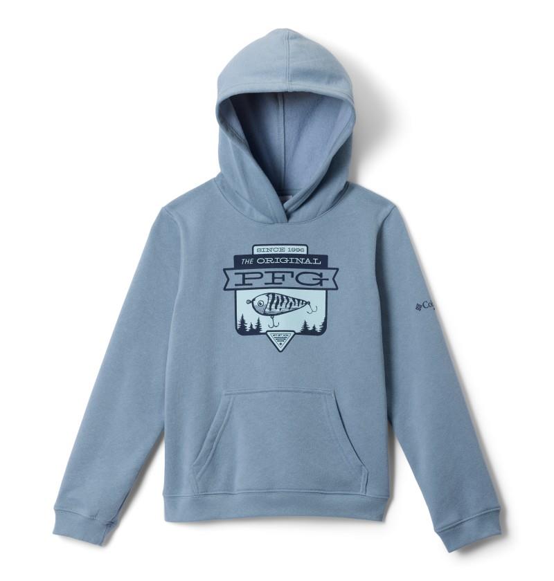 PFG Hot Mark Hoodie - Youth - dockside blue / midwest crest 1