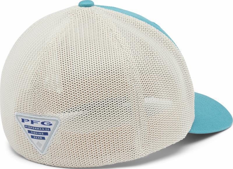 PFG Junior Mesh Ball Cap - Youth - Canyon Blue / Fossil / PFG Arch 1995 2