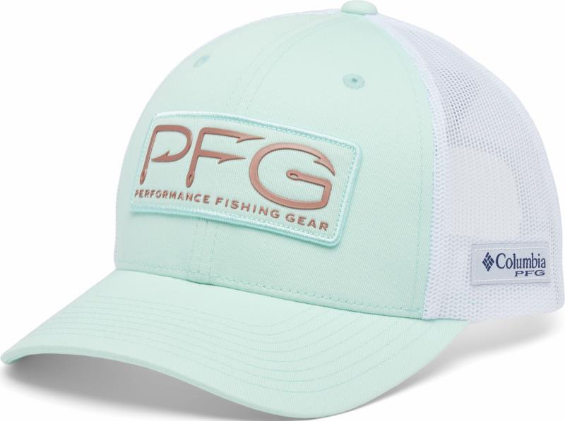PFG Mesh Ball Cap - Womens - Icy Morn / White / PFG Hooks 1