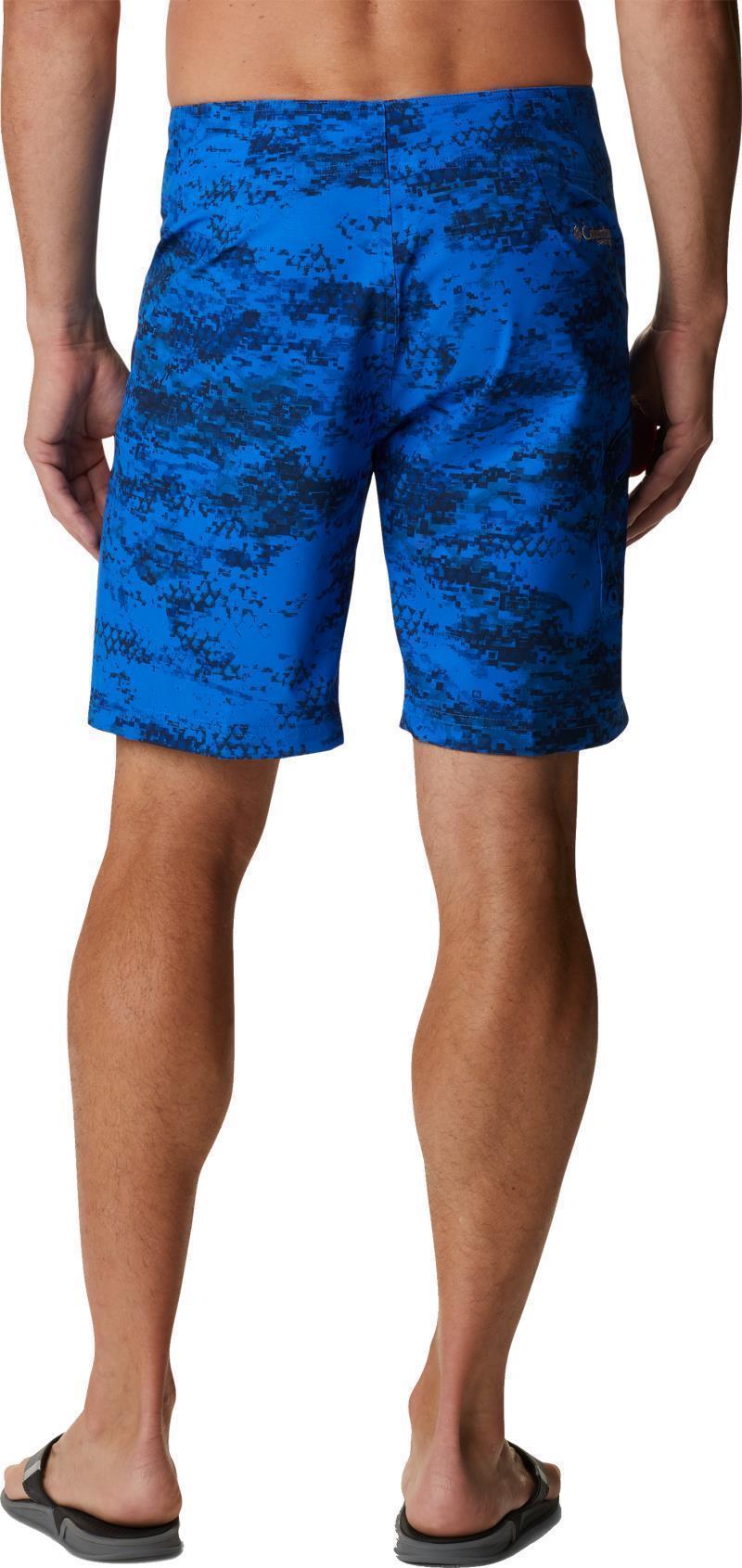 PFG Offshore II Board Shorts, 9" Inseam - Mens - Blue Macaw PFG Camo 4