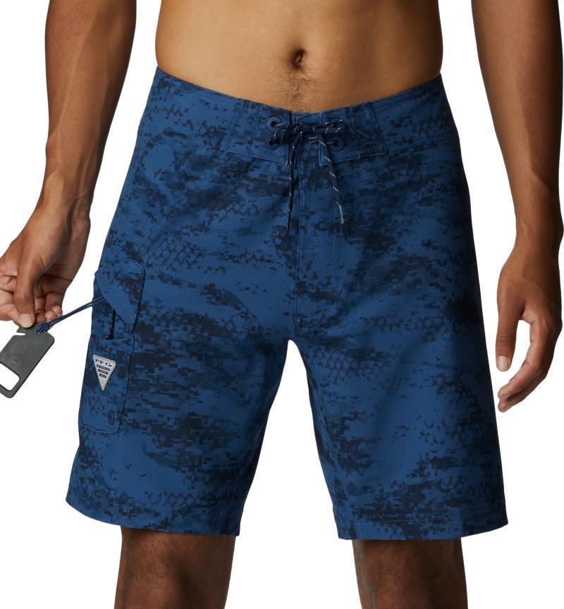 PFG Offshore II Board Shorts, 9" Inseam - Mens - Carbon PFG Camo 1
