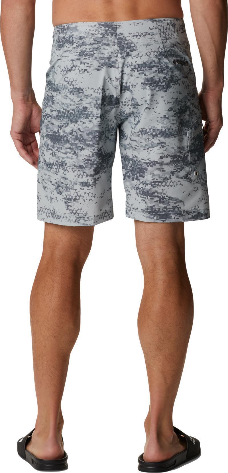 PFG Offshore II Board Shorts, 9" Inseam - Mens - Cool Grey PFG Camo 4