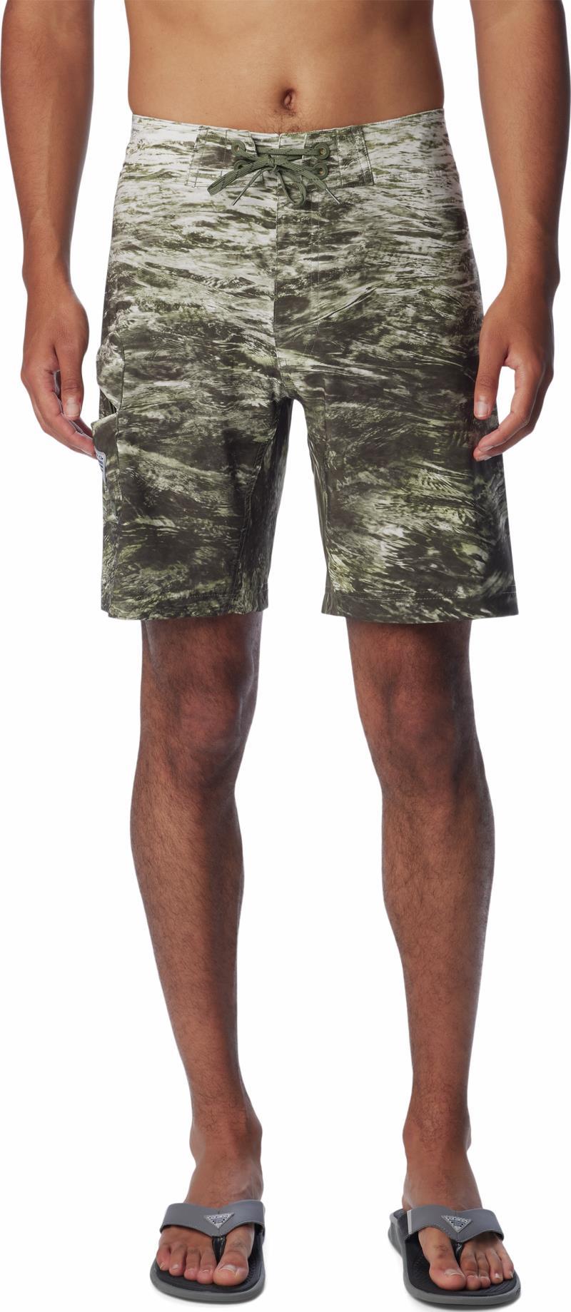 PFG Offshore II Board Shorts, 9" Inseam - Mens - Cypress / Deepsea Fade 1