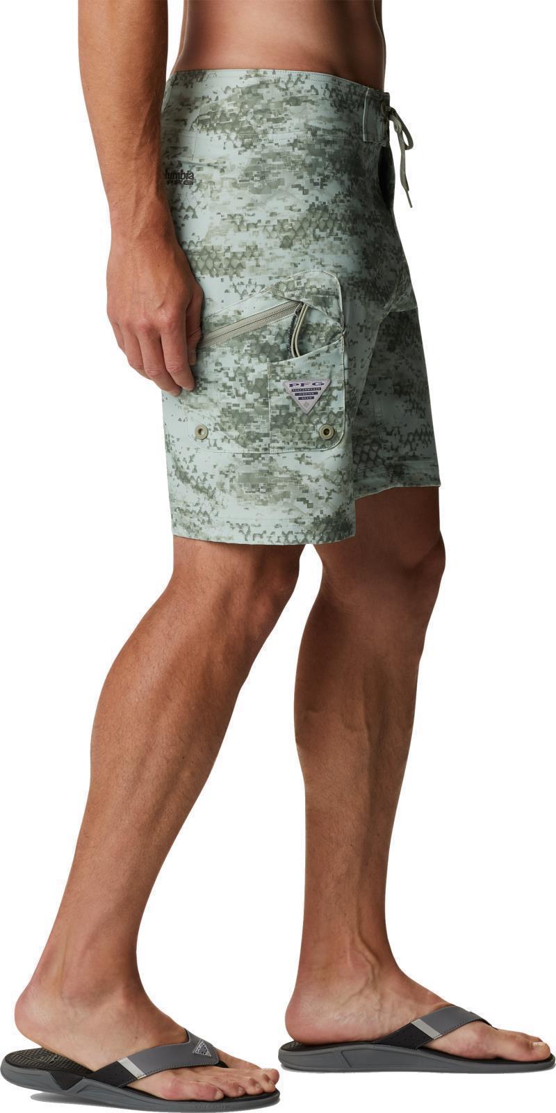 PFG Offshore II Board Shorts, 9" Inseam - Mens - Safari PFG Camo 5