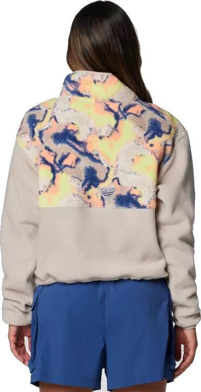 PFG Open Water Fleece - Womens - Crushed Clay / Spring Yellow Aura 2