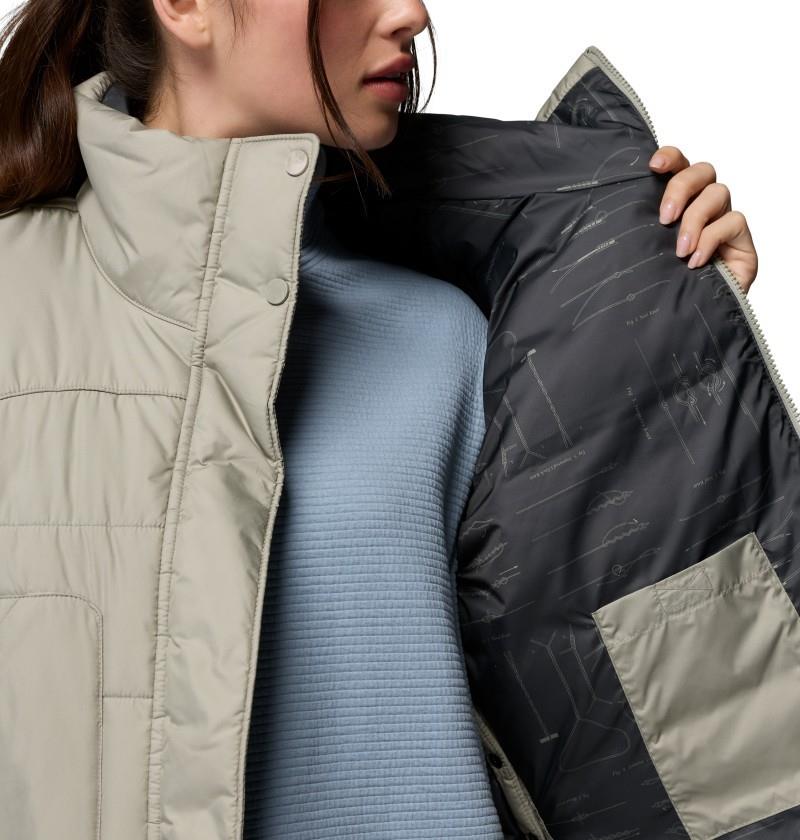 PFG Open Water Insulated Vest - Womens - grey green 1
