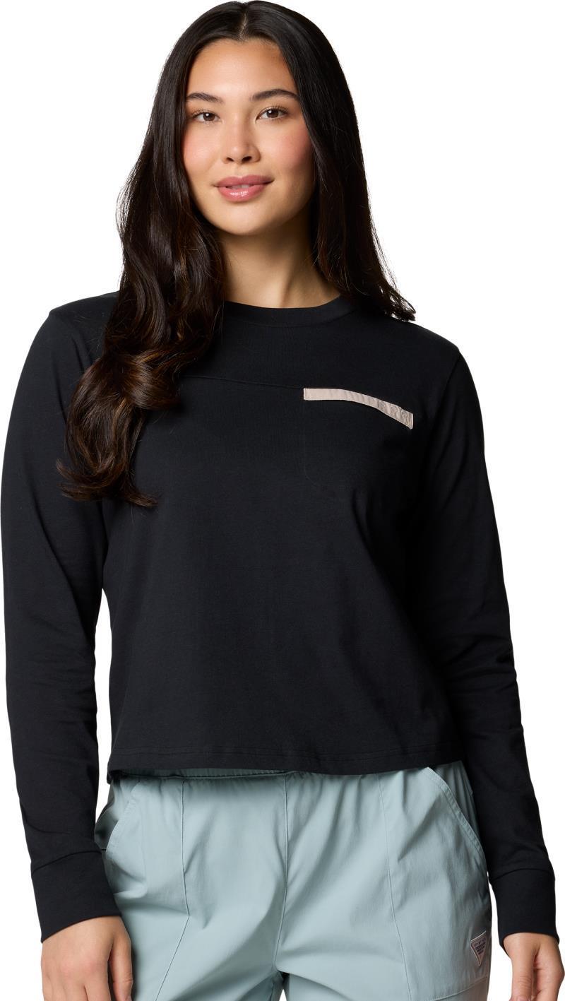 PFG Open Water LS - Womens - Black / Crushed Clay 1