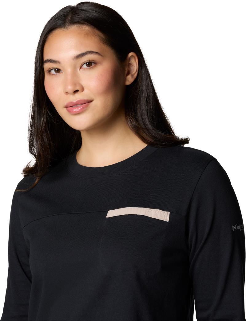 PFG Open Water LS - Womens - Black / Crushed Clay 3