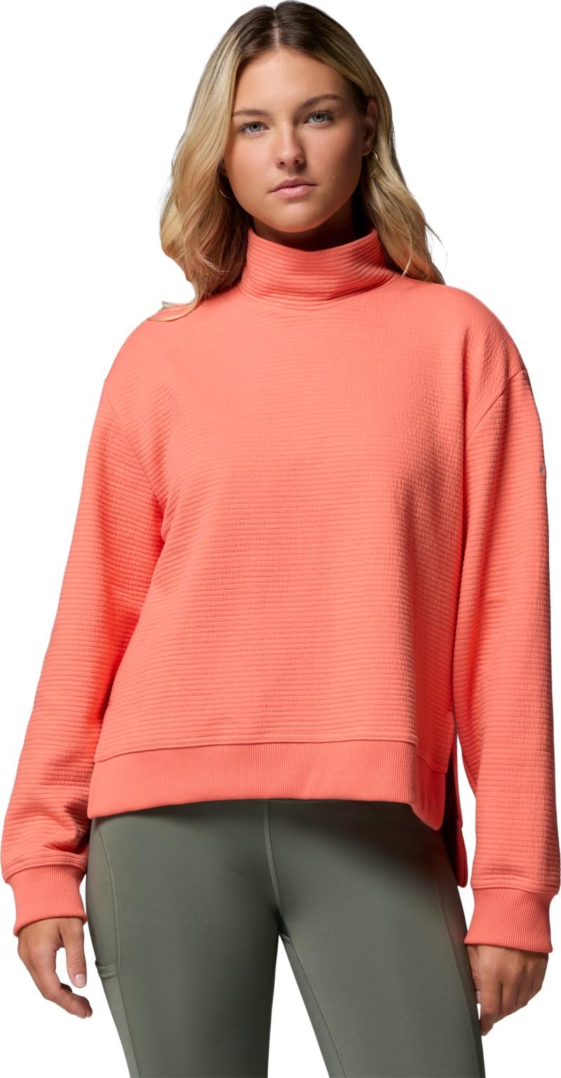 PFG Open Water Mock Neck LS - Womens - melonade 1