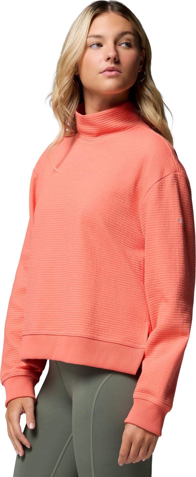 PFG Open Water Mock Neck LS - Womens - melonade 1