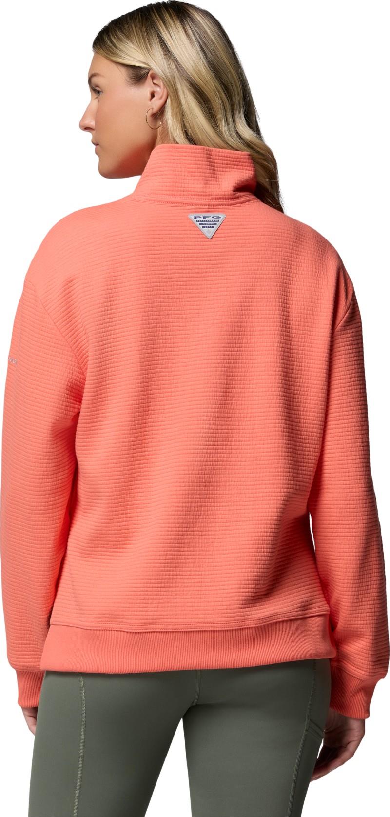 PFG Open Water Mock Neck LS - Womens - melonade 1