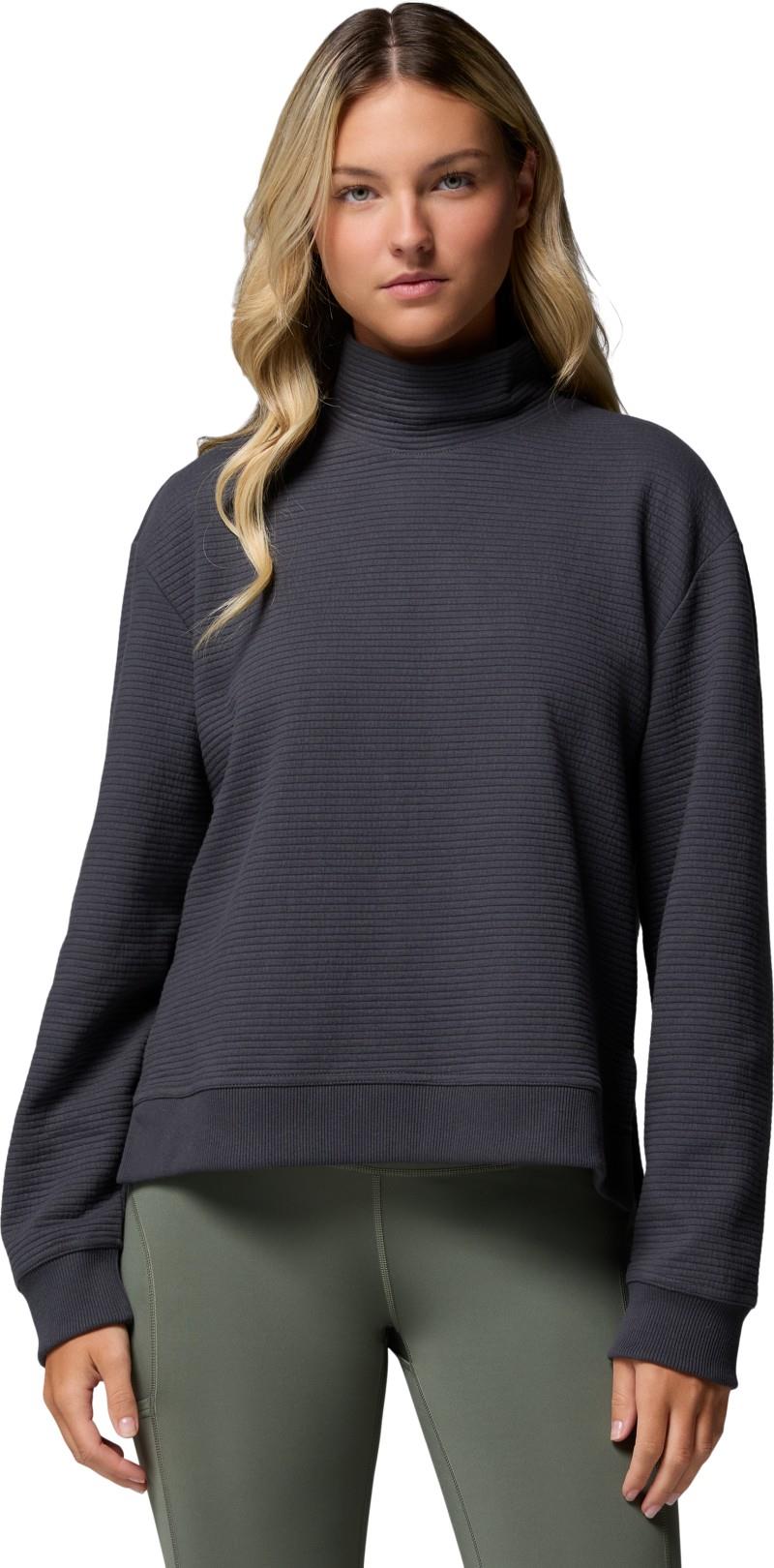 PFG Open Water Mock Neck LS - Womens - shark 1