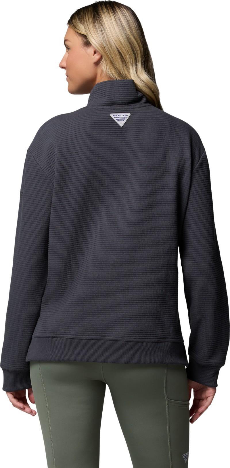 PFG Open Water Mock Neck LS - Womens - shark 1