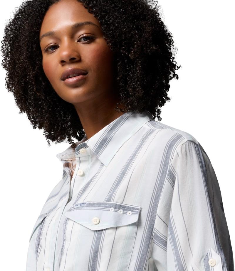 PFG Open Water Shift Dress - cirrus grey / lowtide stripe 1