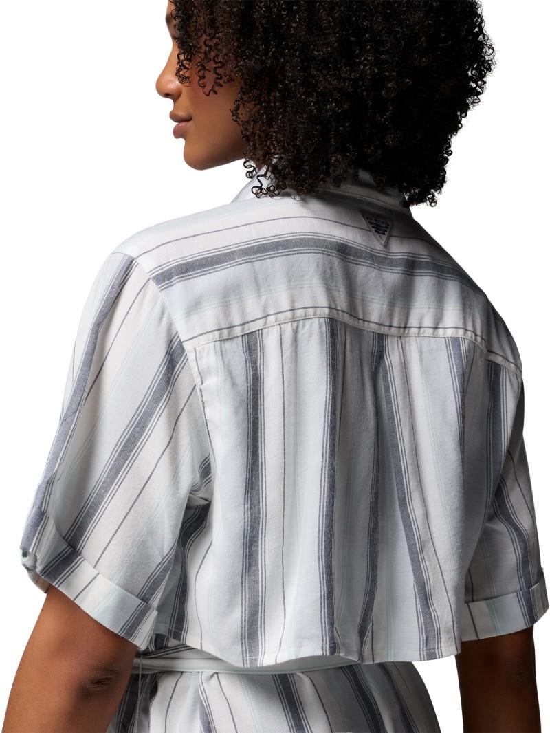 PFG Open Water Shift Dress - cirrus grey / lowtide stripe 1
