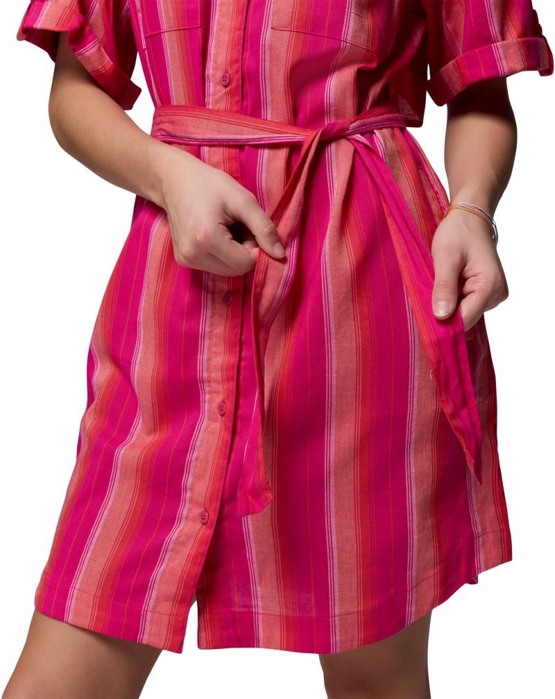 PFG Open Water Shift Dress - guava pink / lowtide stripe 1
