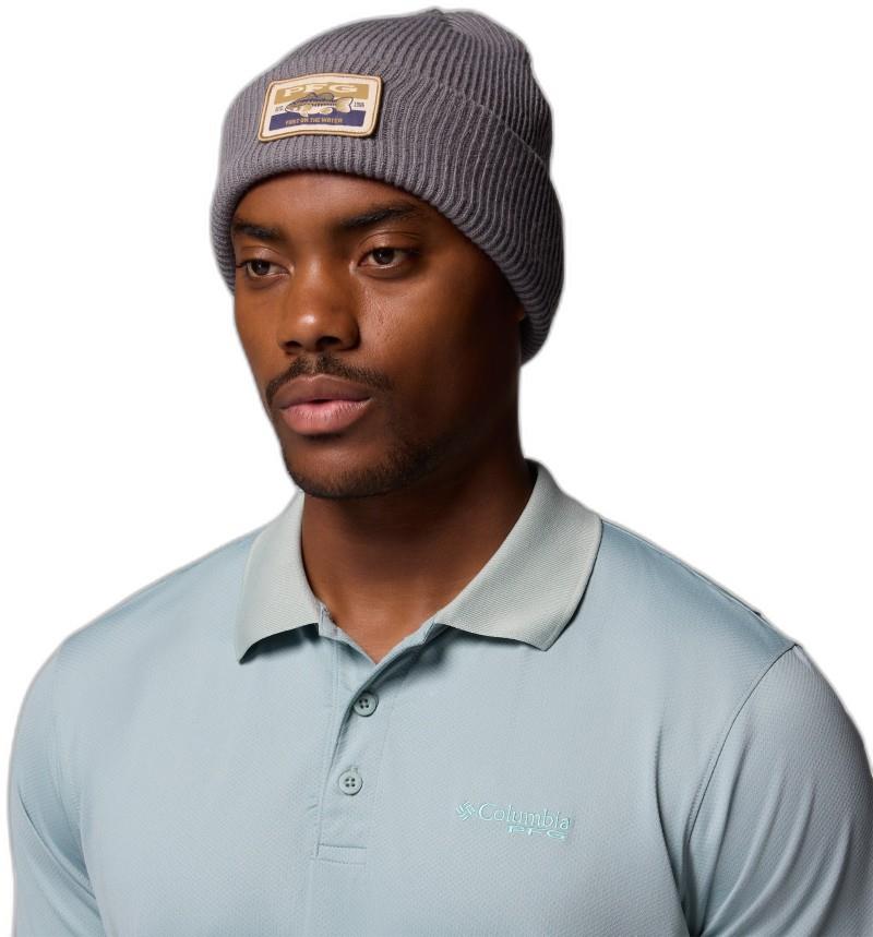 PFG Patch Beanie - city grey / rectangle bass 1