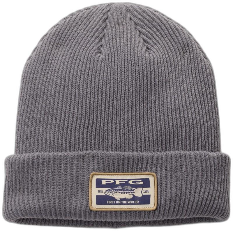 PFG Patch Beanie - city grey / rectangle bass 1