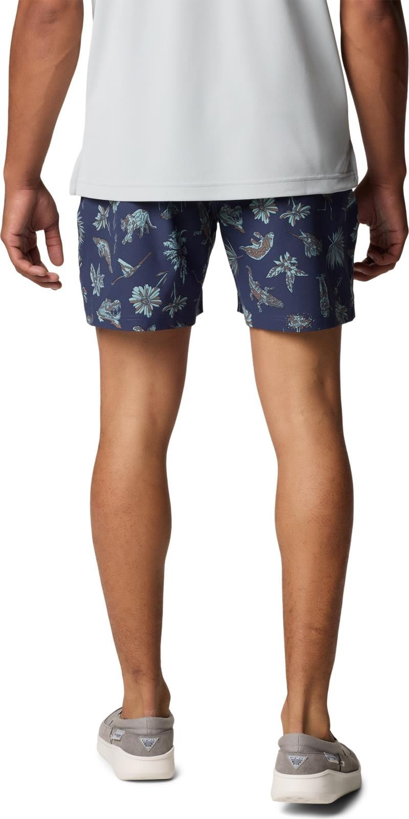PFG Rambler Printed Water Shorts, 6" Inseam - Mens - nocturnal floridays 1