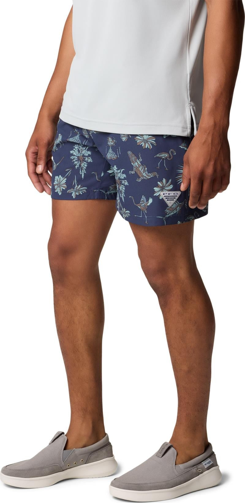 PFG Rambler Printed Water Shorts, 6" Inseam - Mens - nocturnal floridays 1
