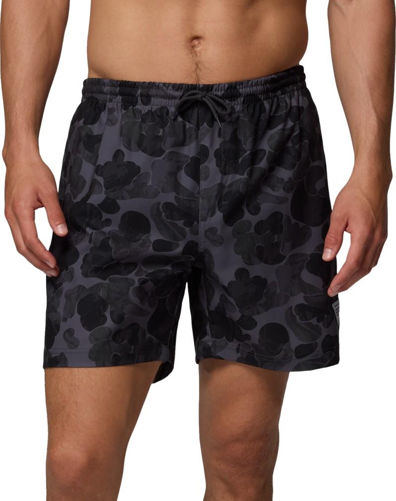 PFG Rambler Printed Water Shorts, 6" Inseam - Mens - shark deltawoods 1