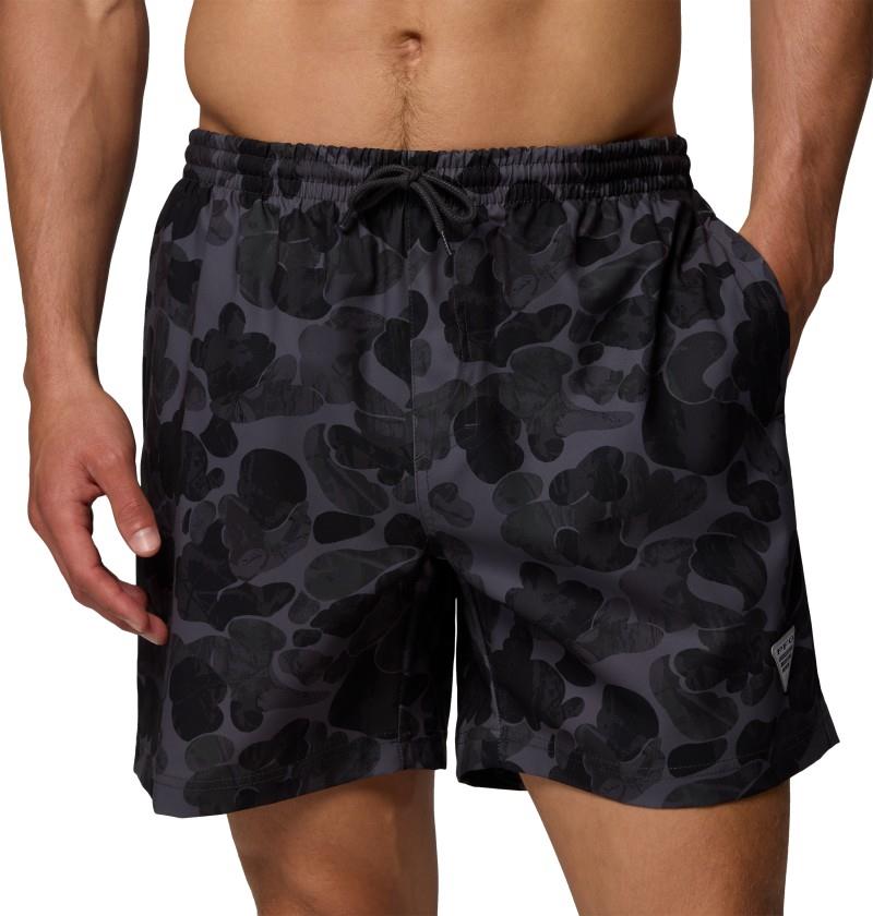 PFG Rambler Printed Water Shorts, 6" Inseam - Mens - shark deltawoods 1