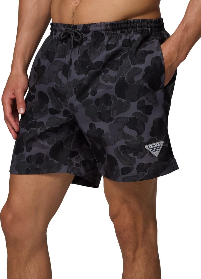 PFG Rambler Printed Water Shorts, 6" Inseam - Mens - shark deltawoods 1