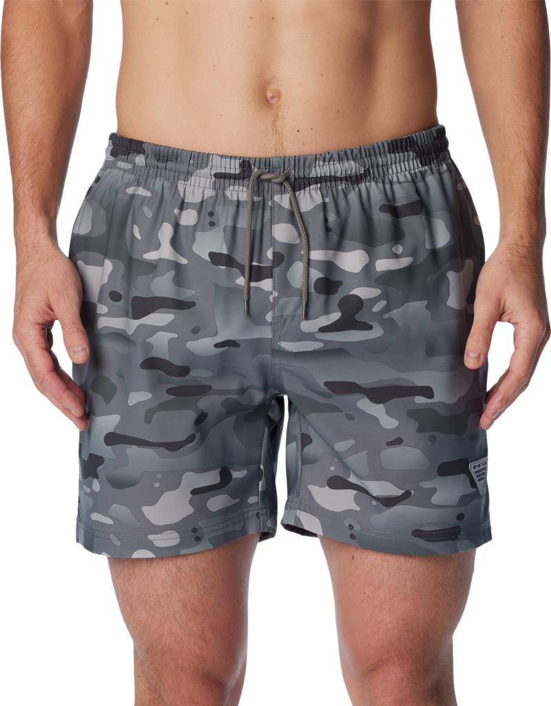 PFG Rambler Swim Shorts, 6" Inseam - Mens - City Grey Watershed 1