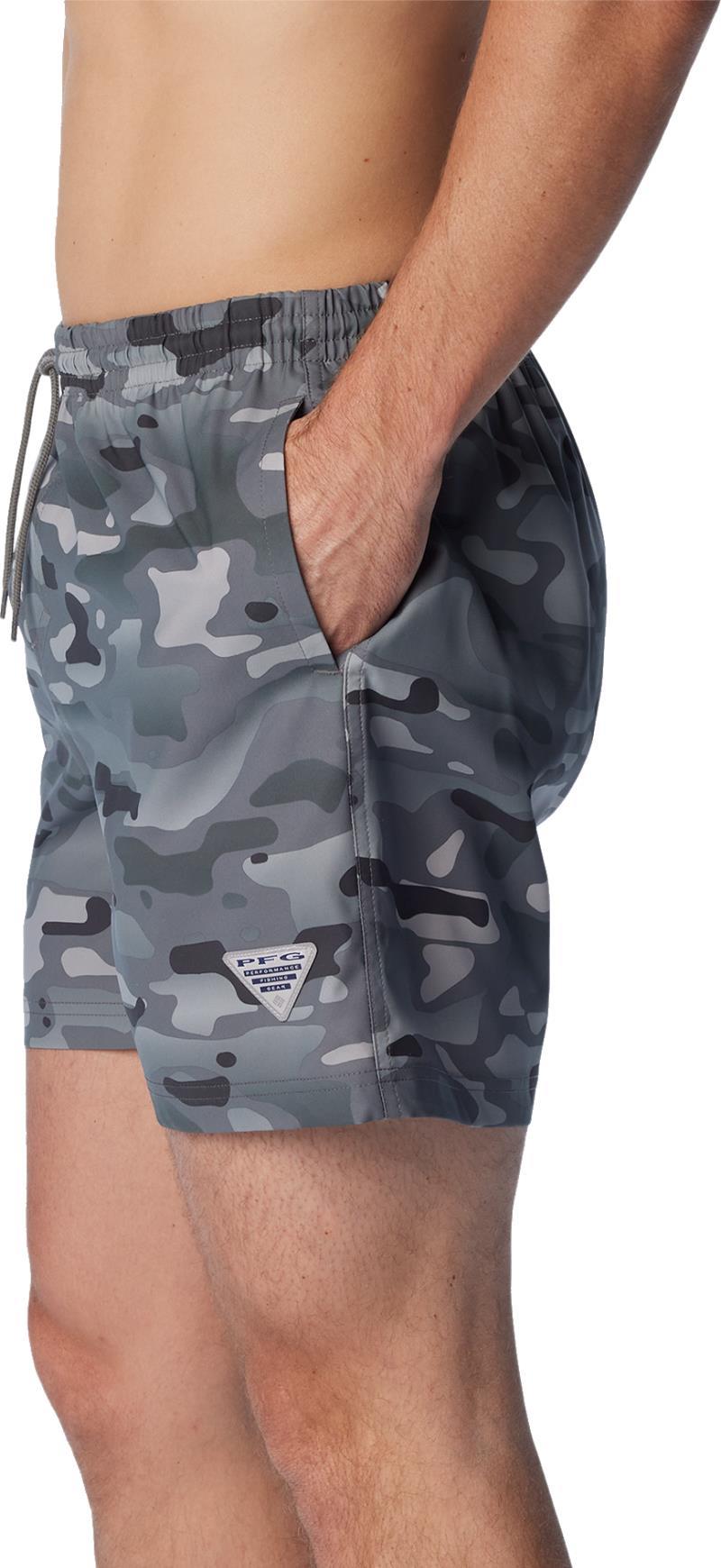 PFG Rambler Swim Shorts, 6" Inseam - Mens - City Grey Watershed 3