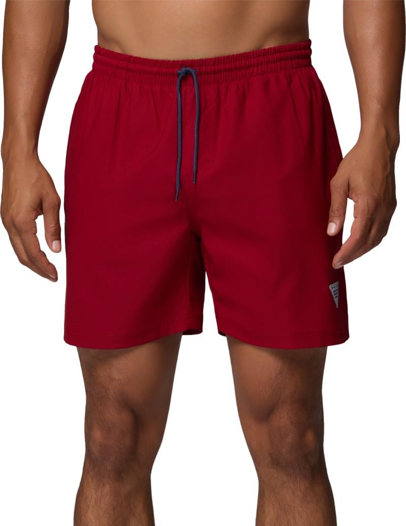 PFG Rambler Water Shorts, 6" Inseam - Mens - beet 1