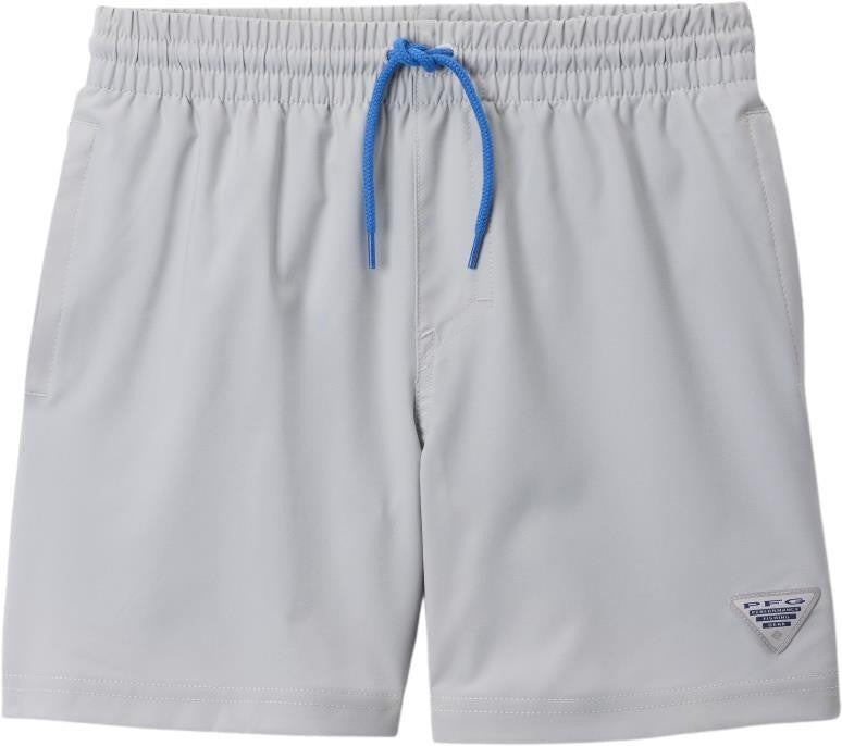 PFG Rambler Water Shorts - Youth Boys - cool grey / vivid blue 1