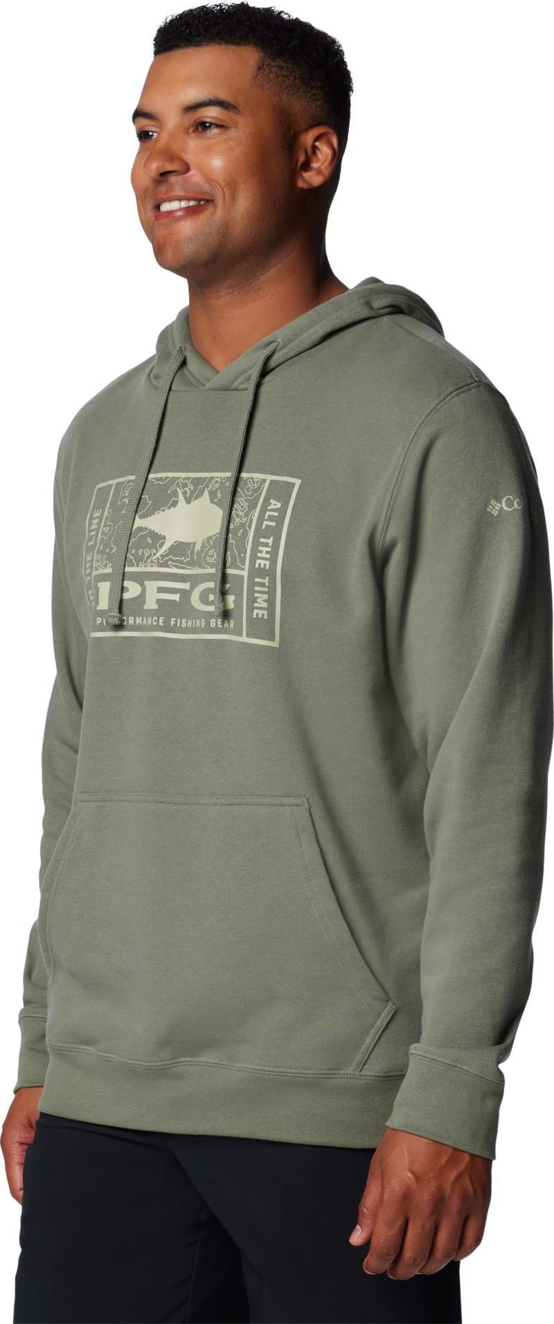 PFG Seasonal Graphic Hoodie - Mens - Cypress / Line Time Tuna 5