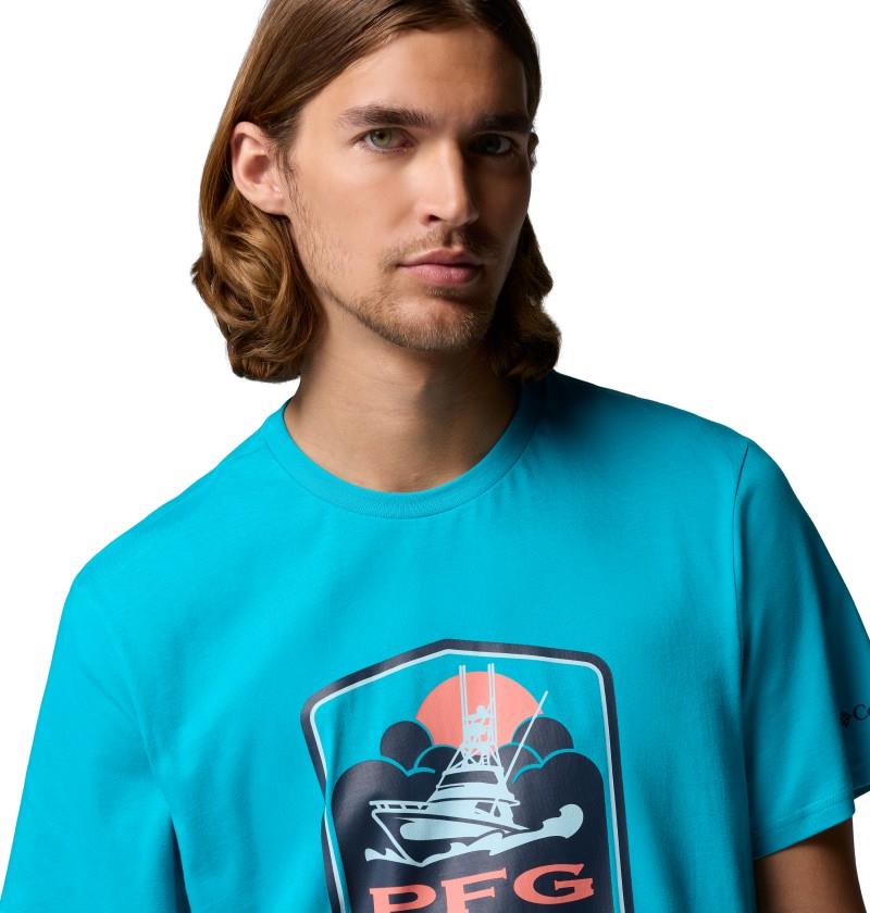 PFG Shield SS - Mens - ocean teal 1