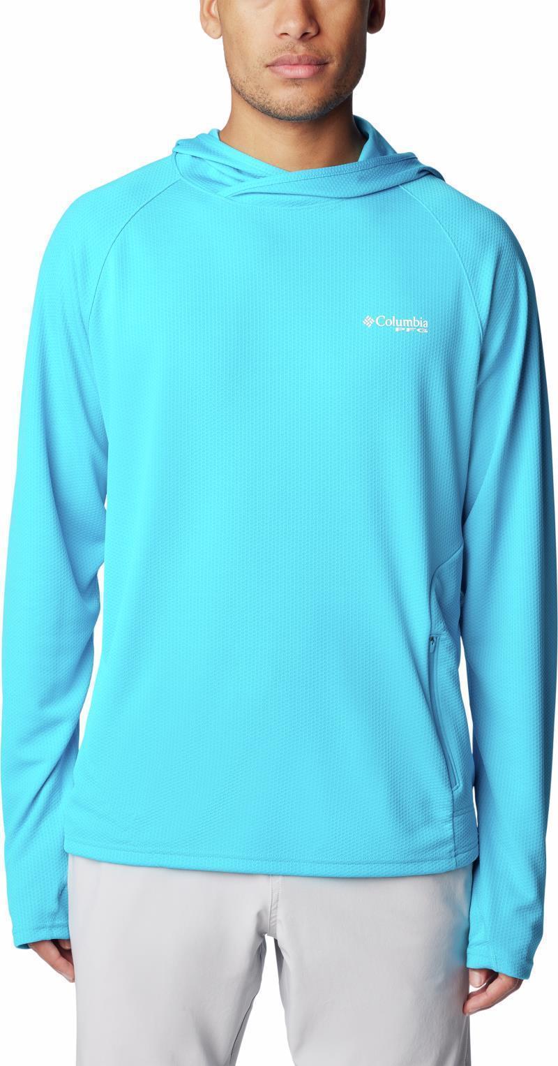 PFG Solar Stream Elite Hoodie - Mens - Ocean Blue 1