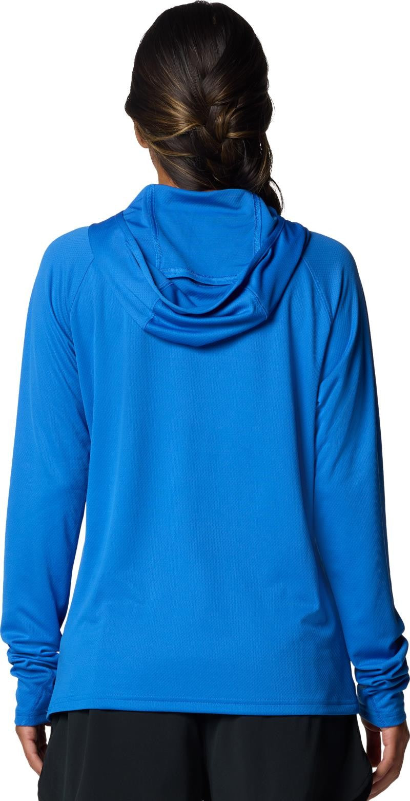 PFG Solar Stream Elite Hoodie - Womens - vivid blue 1