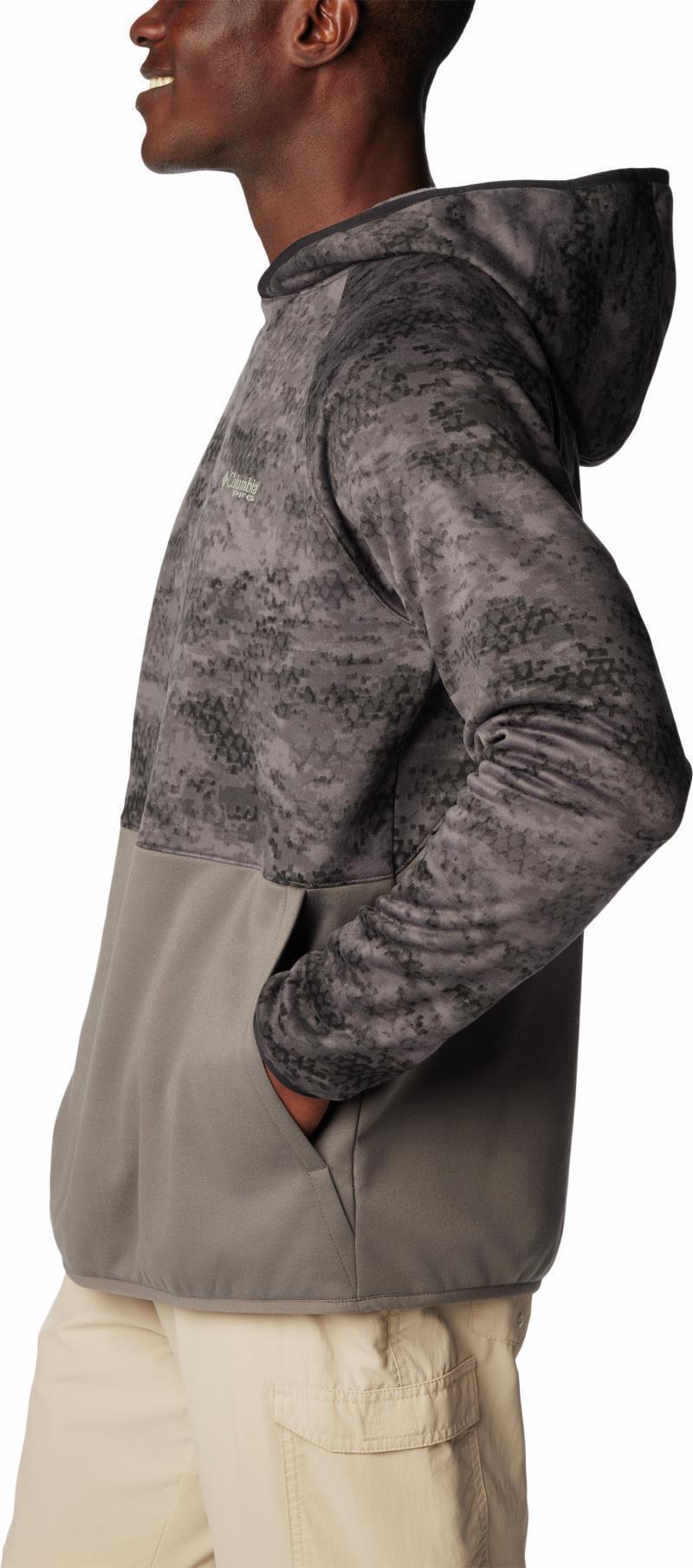 PFG Super Terminal Fleece Hoodie - Mens - Black PFG Camo / City Grey 3