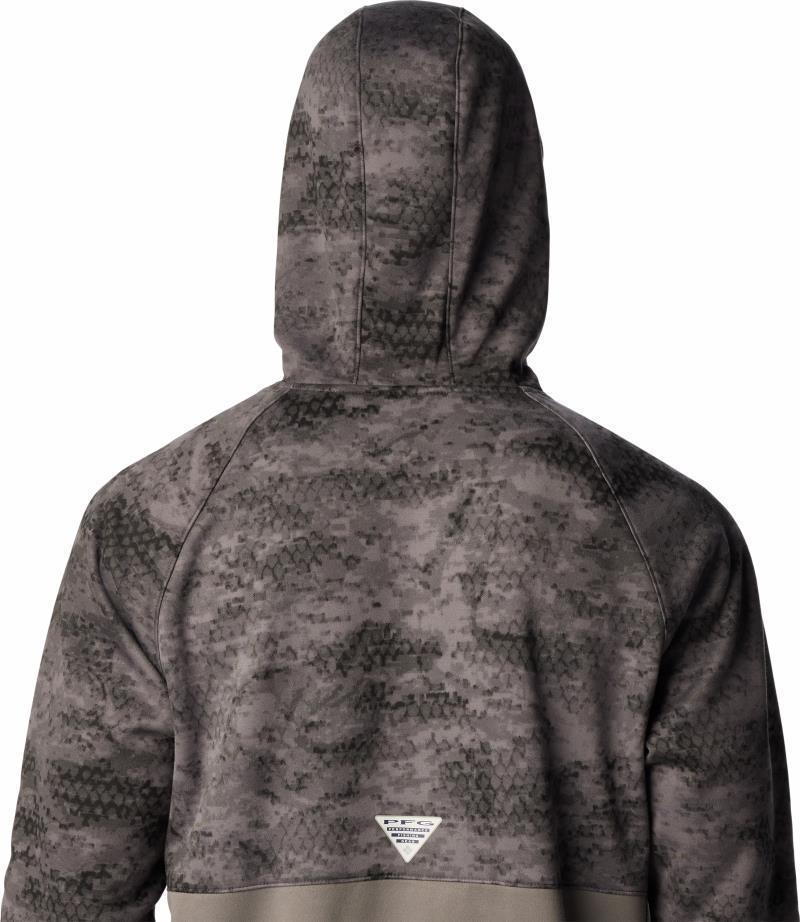 PFG Super Terminal Fleece Hoodie - Mens - Black PFG Camo / City Grey 5
