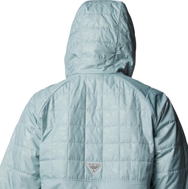 PFG Uncharted Anorak - Womens - Crushed Blue / Uncharted Waters Emboss 4