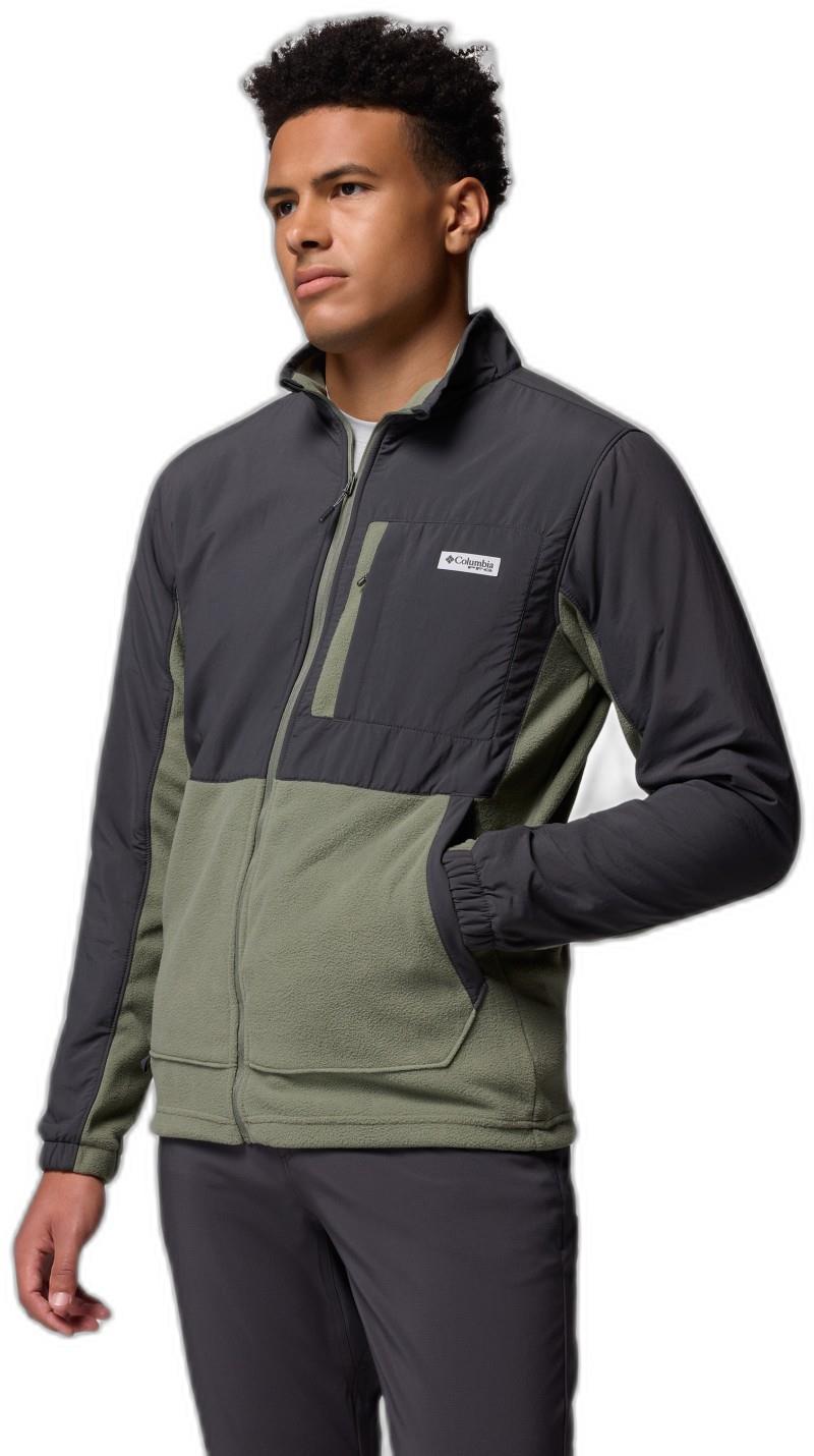 PFG Uncharted Fleece Full-Zip - Mens - shark / cypress 1