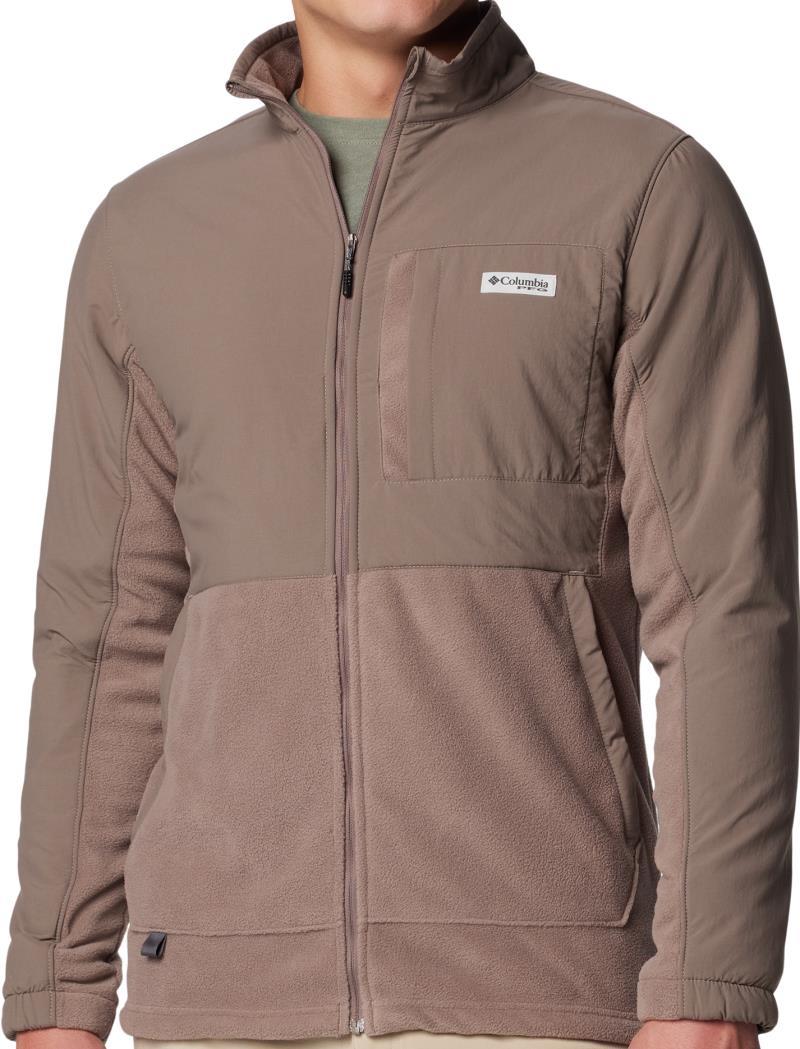 PFG Uncharted Fleece Full Zip - Mens - iron / iron 1