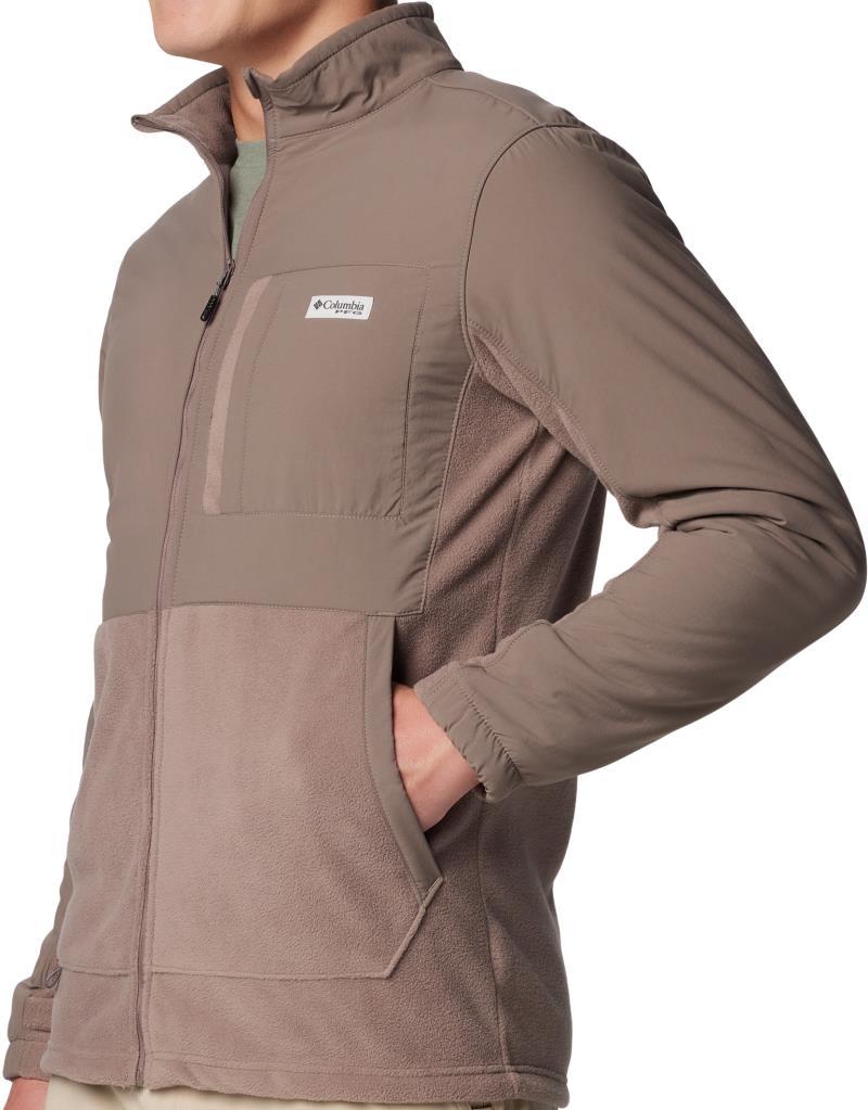 PFG Uncharted Fleece Full Zip - Mens - iron / iron 1