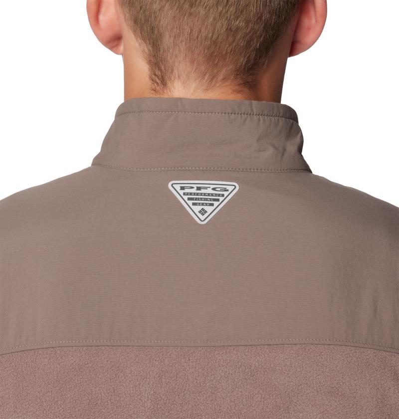 PFG Uncharted Fleece Full Zip - Mens - iron / iron 1