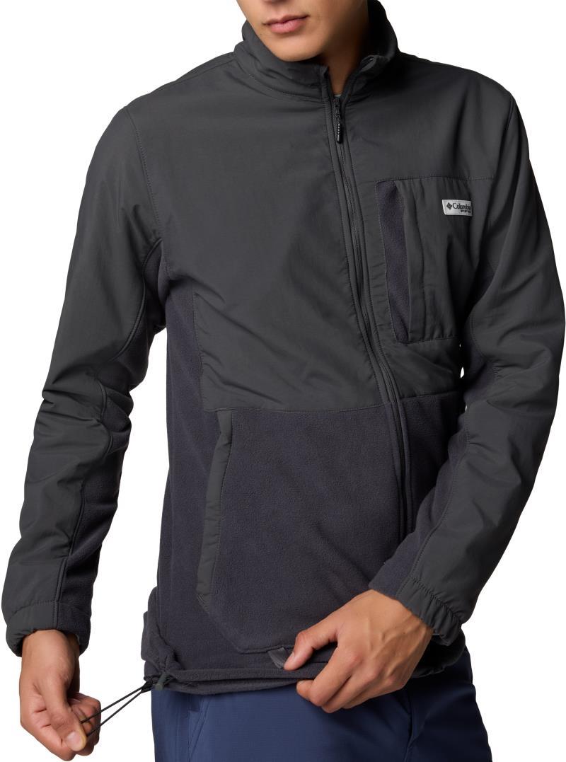 PFG Uncharted Fleece Full Zip - Mens - shark / shark 1