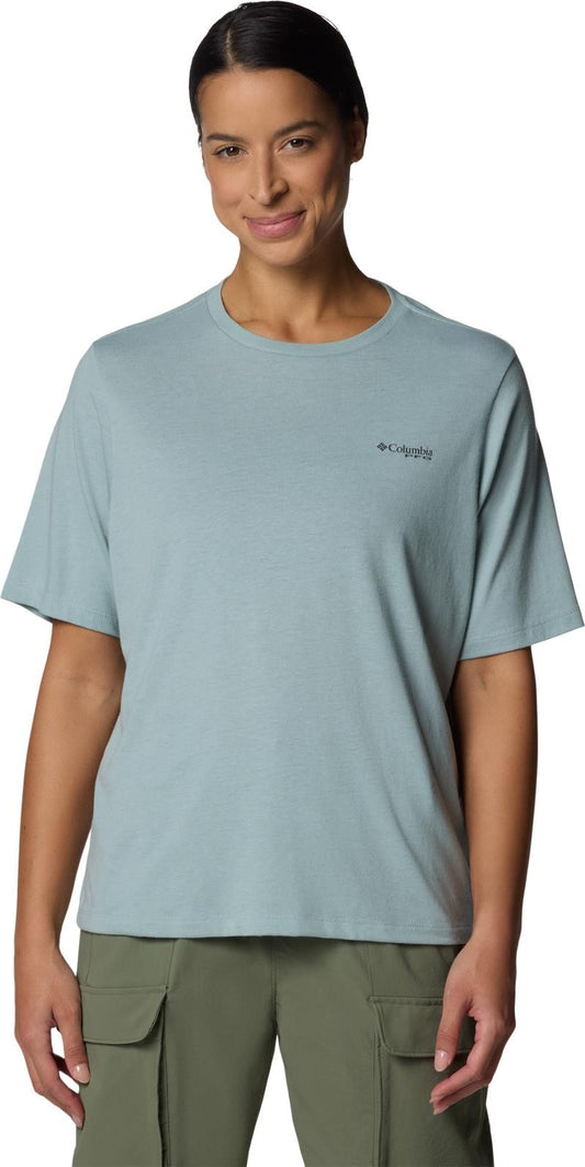 PFG Uncharted Graphic Tee - Womens - crushed blue / pfg storm bird 1