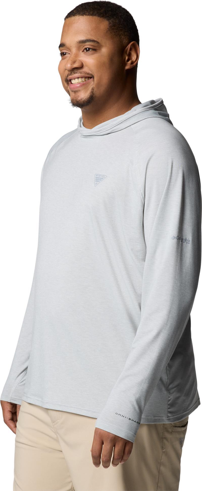 PFG Uncharted Hoodie, Extended - Mens - cool grey heather 1