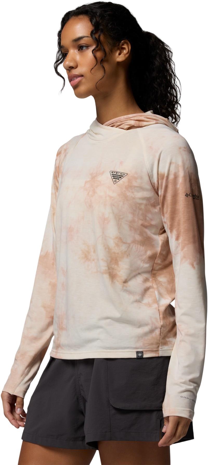 PFG Uncharted II Cloud Hoodie - Womens - dark stone / cloud dye 1