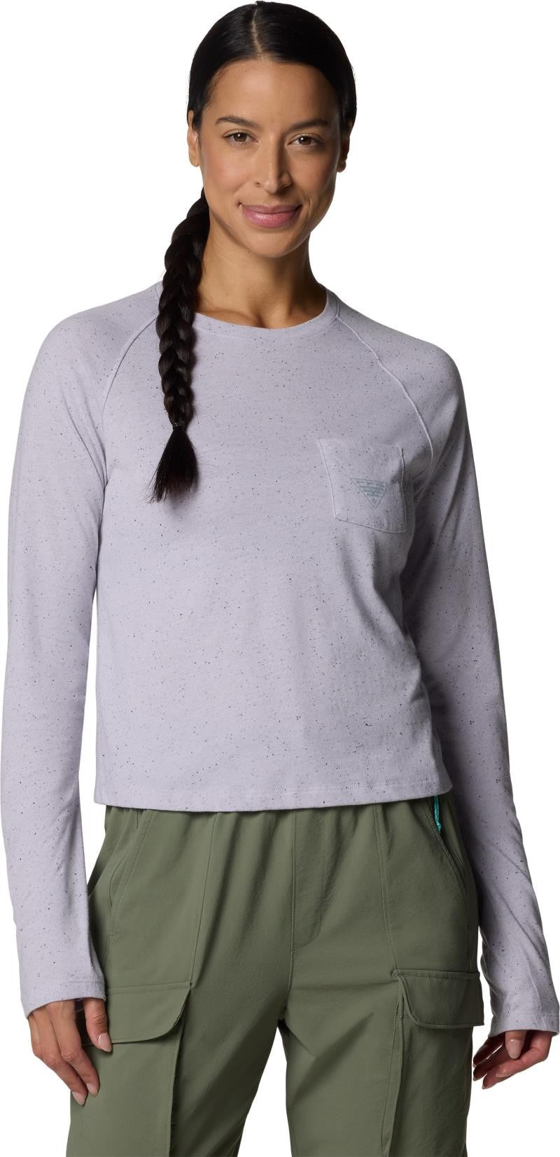 PFG Uncharted Neps LS - Womens - lavender pearl 1